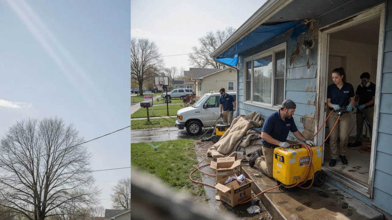 Basement Flood Cleanup in Waldron, MO near me